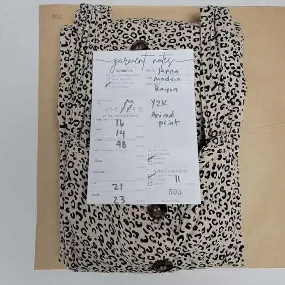 Y2K Strappy Button Animal Print Midi Dress - Picture 10 of 10